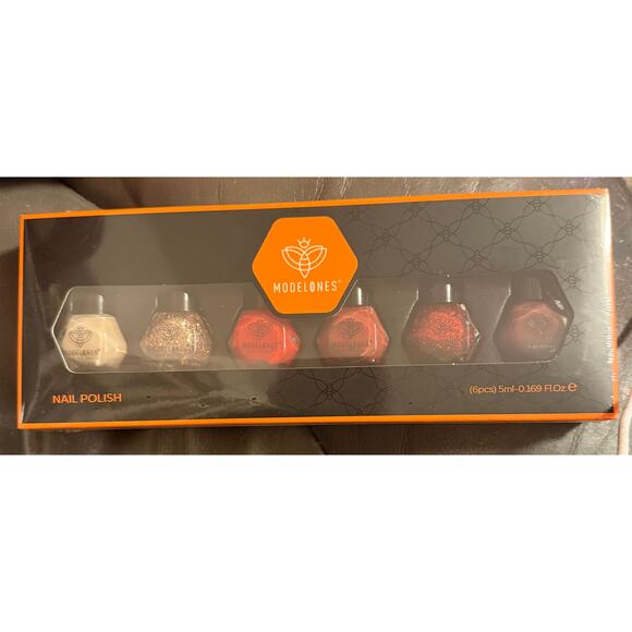 NEW MODELONES NAIL POLISH SET OF 6 COLORS each 5ml-0.169 FlOz - Picture 2 of 8